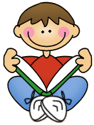 Child reading a book